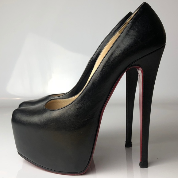 Christian Louboutin Shoes - Christian Louboutin Daffodile 160 Black Heels 37.5